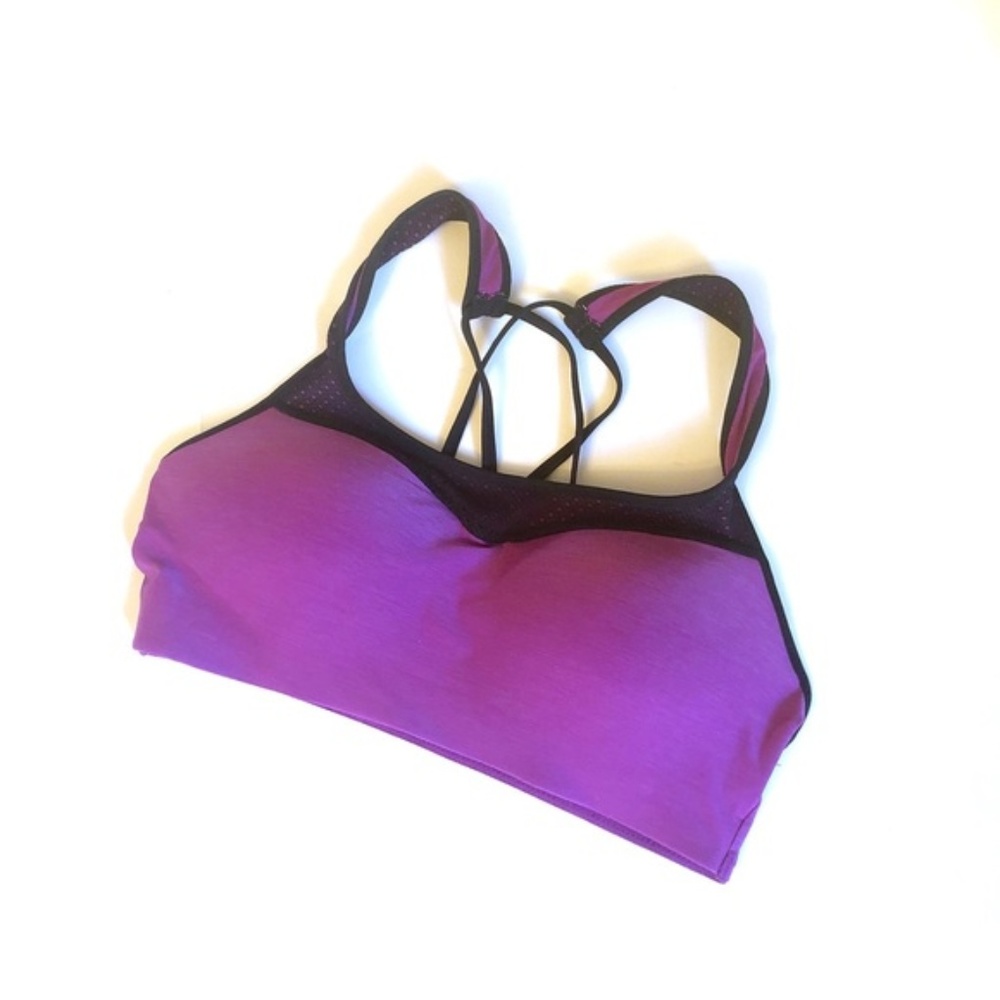 Hanes Pink padded sports bra, EUC size small